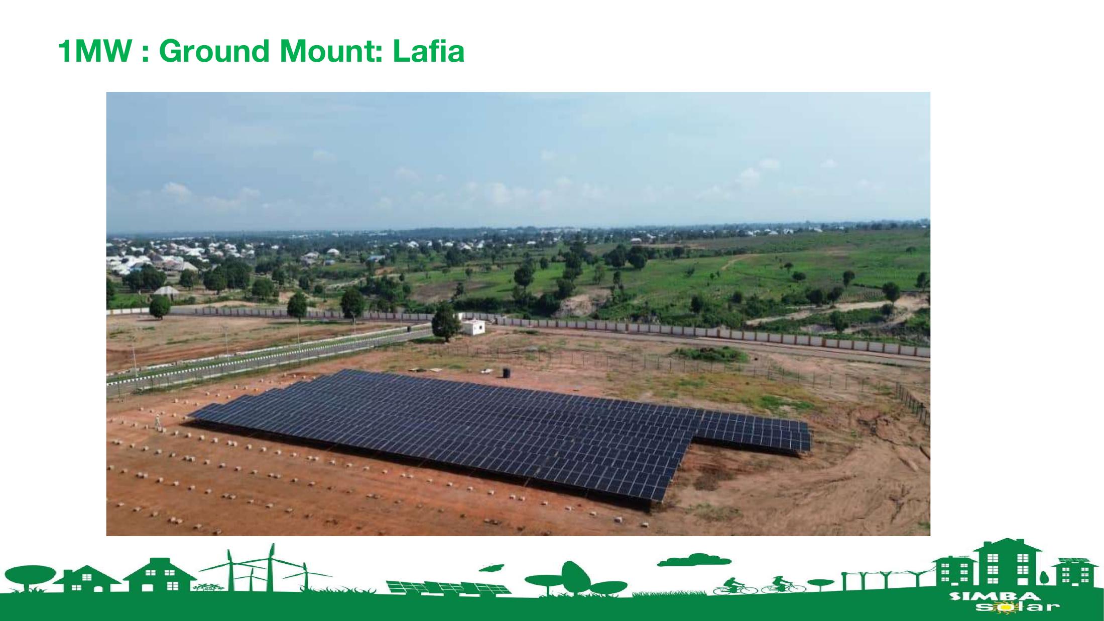 Ground-mounted solar project in Lafia